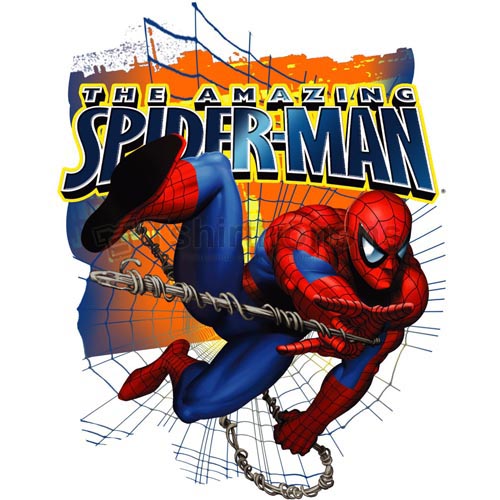 Spiderman T-shirts Iron On Transfers N4603 - Click Image to Close